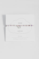 Estella Bartlett Purple And Pearl Butterfly Bracelet
